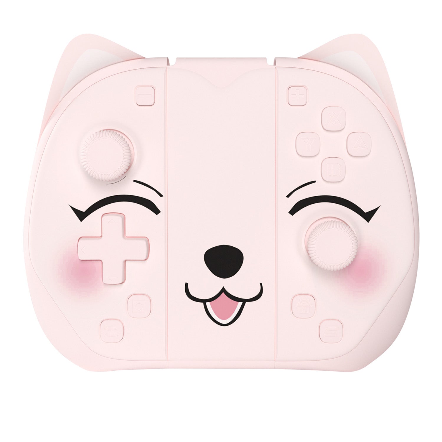 Pink Cat Shape Switch JoyCon controller