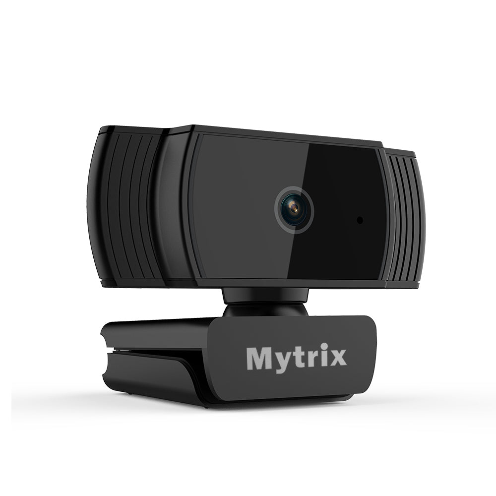 Mytrix AutoFocus Full HD 1080P Webcam, Built-in Noise Cancelling Mic, USB Webcam for Windows Mac PC Laptop Desktop Video Calling Recording Conferencing Streaming, Skype Zoom Facebook Youtube Black