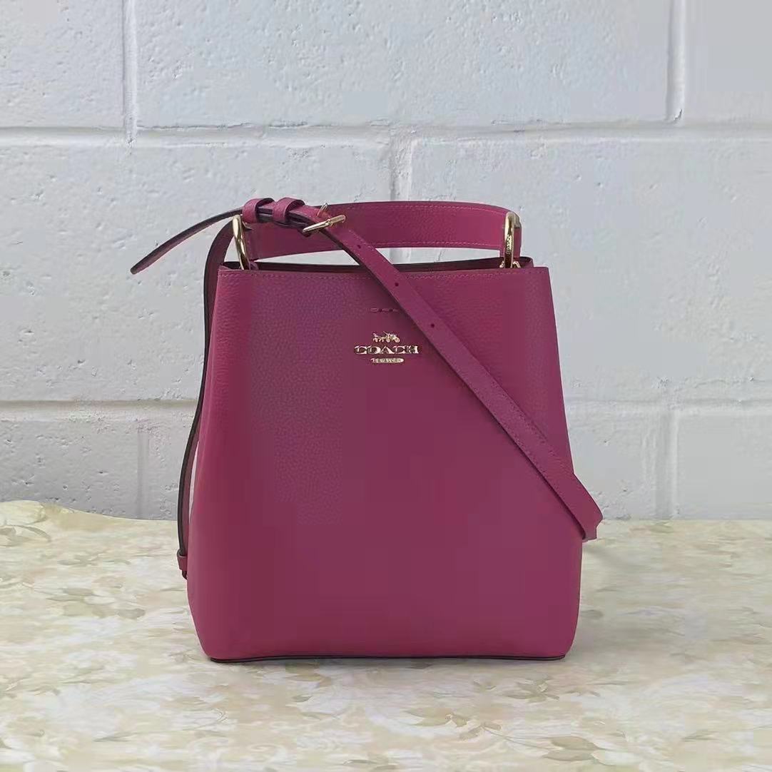 COACH 1011 Small Town Bucket Bag In Bright Violet 195031293610