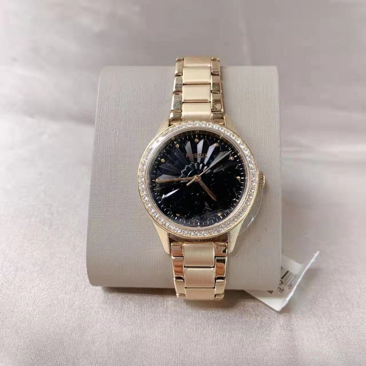 Fossil BQ3759 Rye Three-Hand Gold-Tone Stainless Steel Watch 796483555808