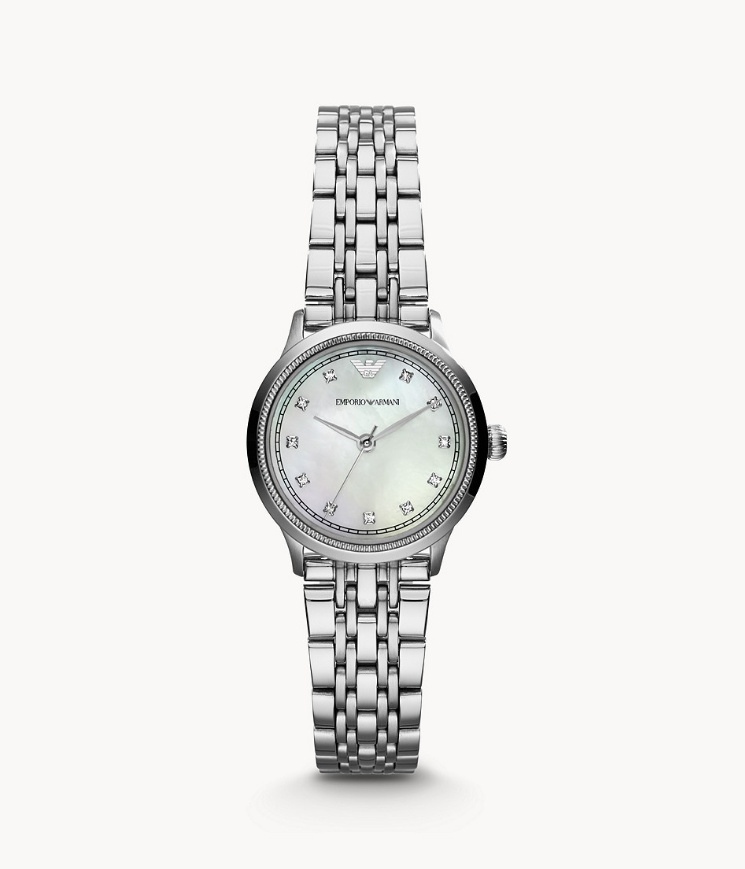 Emporio Armani AR1803 Women's Three-Hand Stainless Steel Watch 723763216678