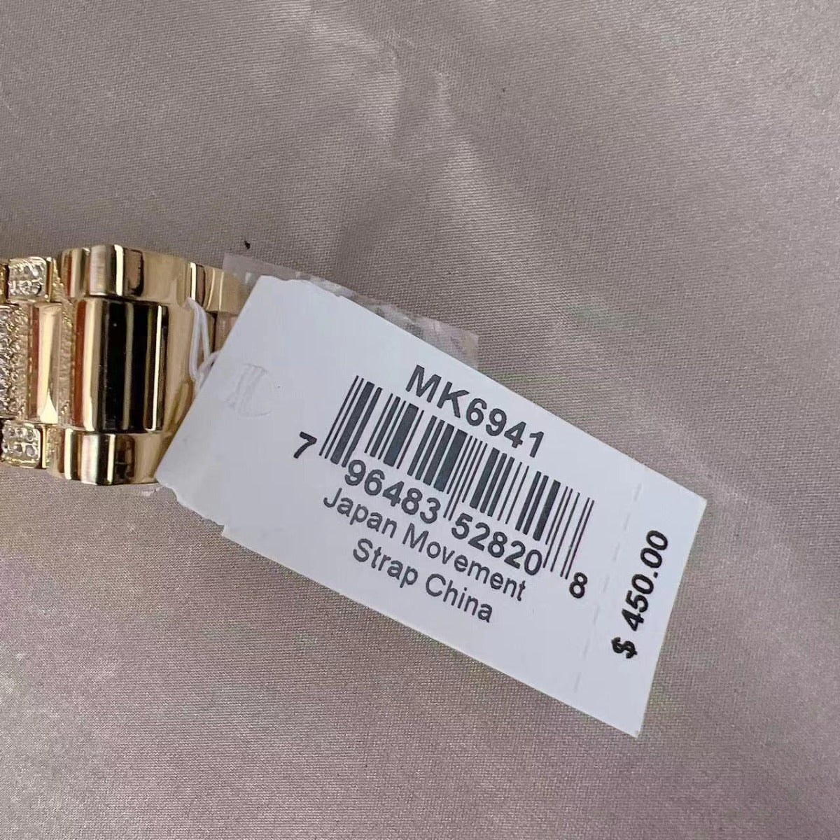 MICHAEL KORS MK6941 Oversized Layton Pavé Gold-Tone Watch - 194900270530