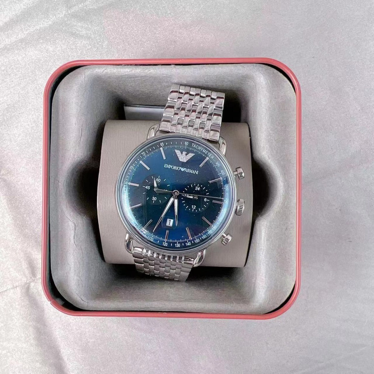 Emporio Armani AR11238 Men's Chronograph Stainless Steel Watch 723763282604