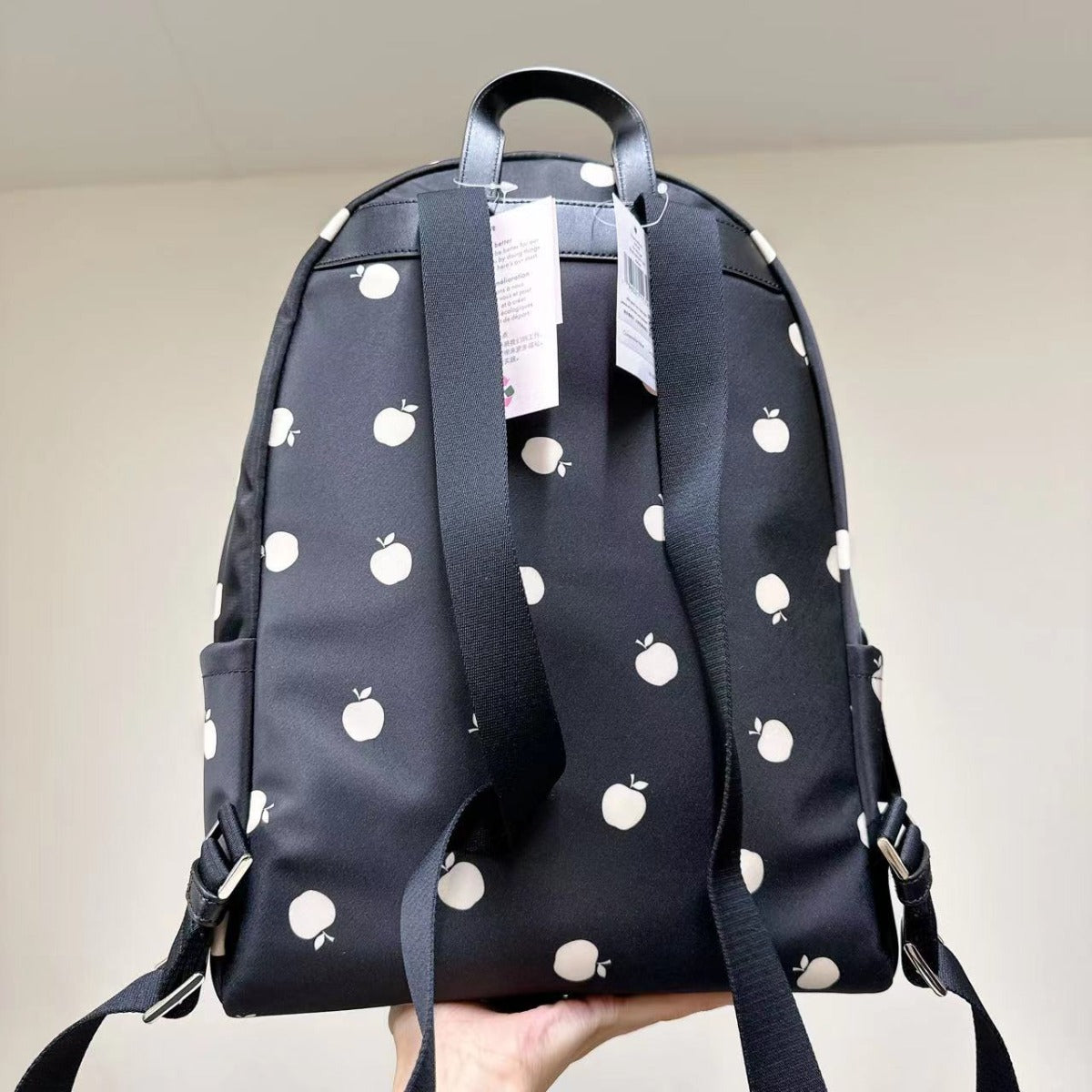 Kate Spade K9248 Chelsea Little Better Nylon Large Backpack In Black Multi 196021117435