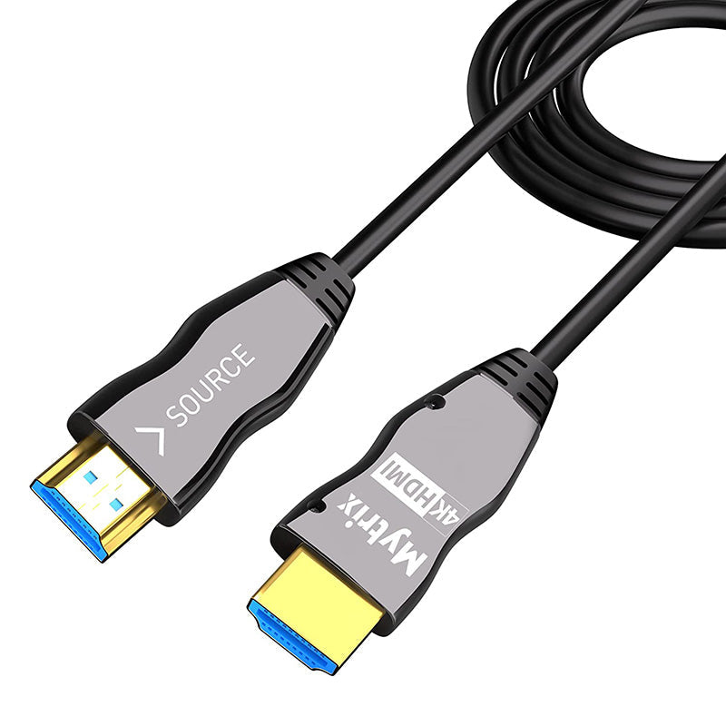 Mytrix 4K Fiber Optic HDMI Cable, 49 Ft/ 15m HDMI Cable 2.0 Supports 4K@120Hz