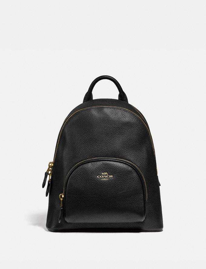 Coach 5666 Pebble Leather Court Backpack In Black 195031088025