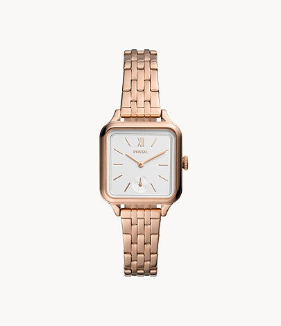 Fossil BQ3831 Colleen Three-Hand Rose Gold-Tone Stainless Steel Watch 796483576520