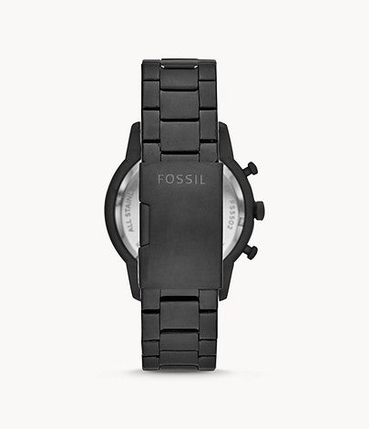 Fossil FS5502 Townsman 44mm Men's Chronograph Black Stainless Steel Watch 796483418660