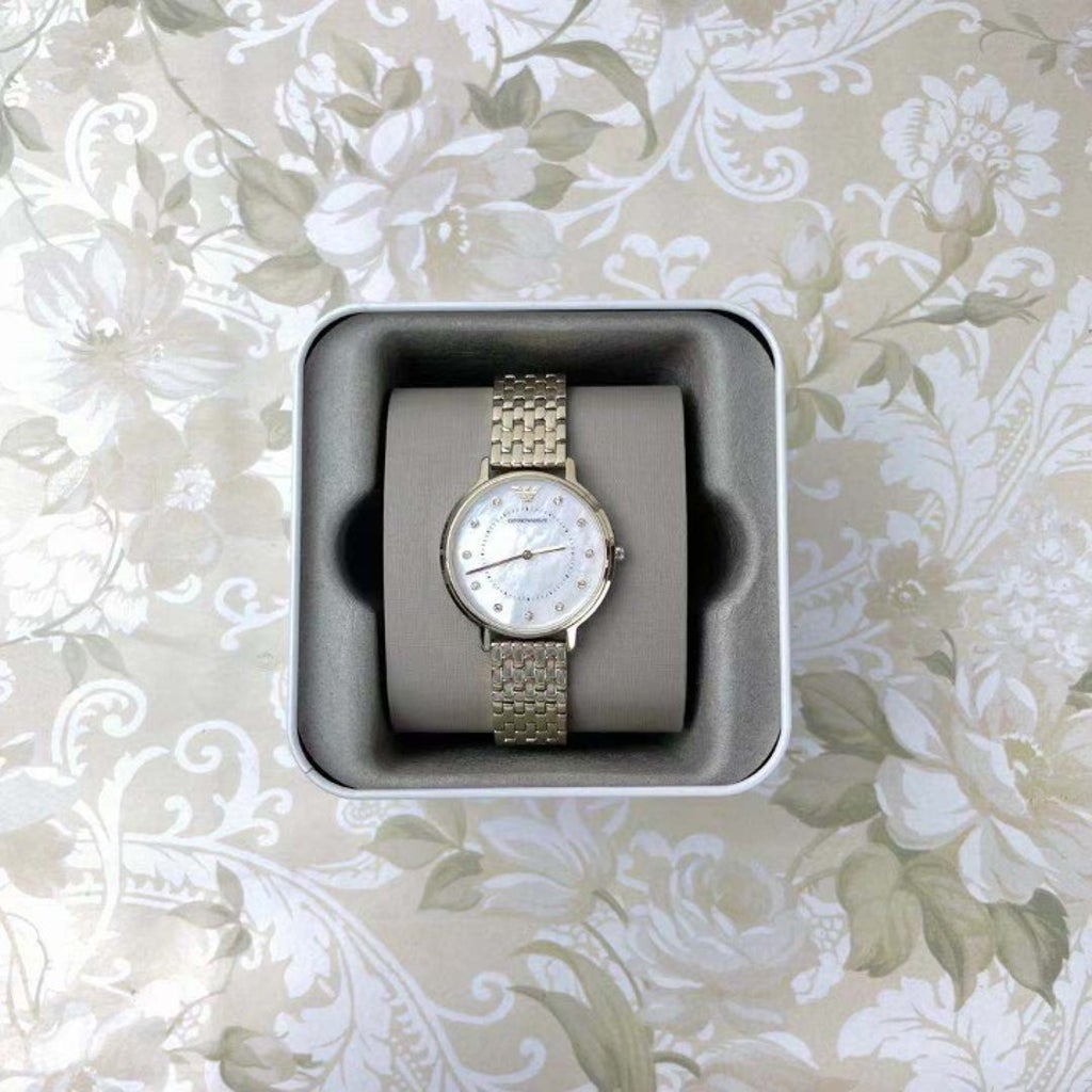 Emporio Armani AR11007 Ladies Kappa Stainless Steel Gold Tone Watch 723763252584