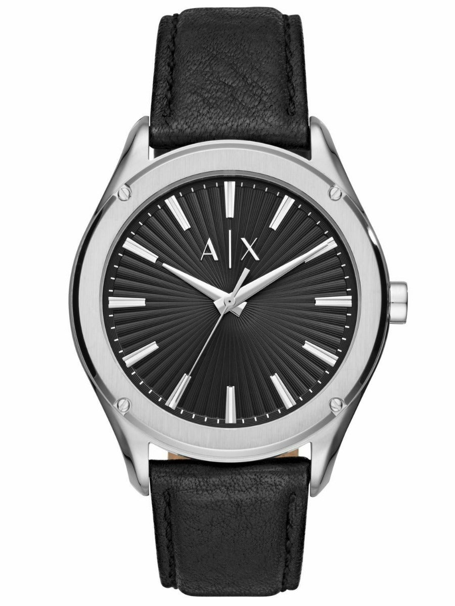 Armani AX2803 Exchange Fitz Men's Black Dial and Leather Strap 44mm Watch 723763281379