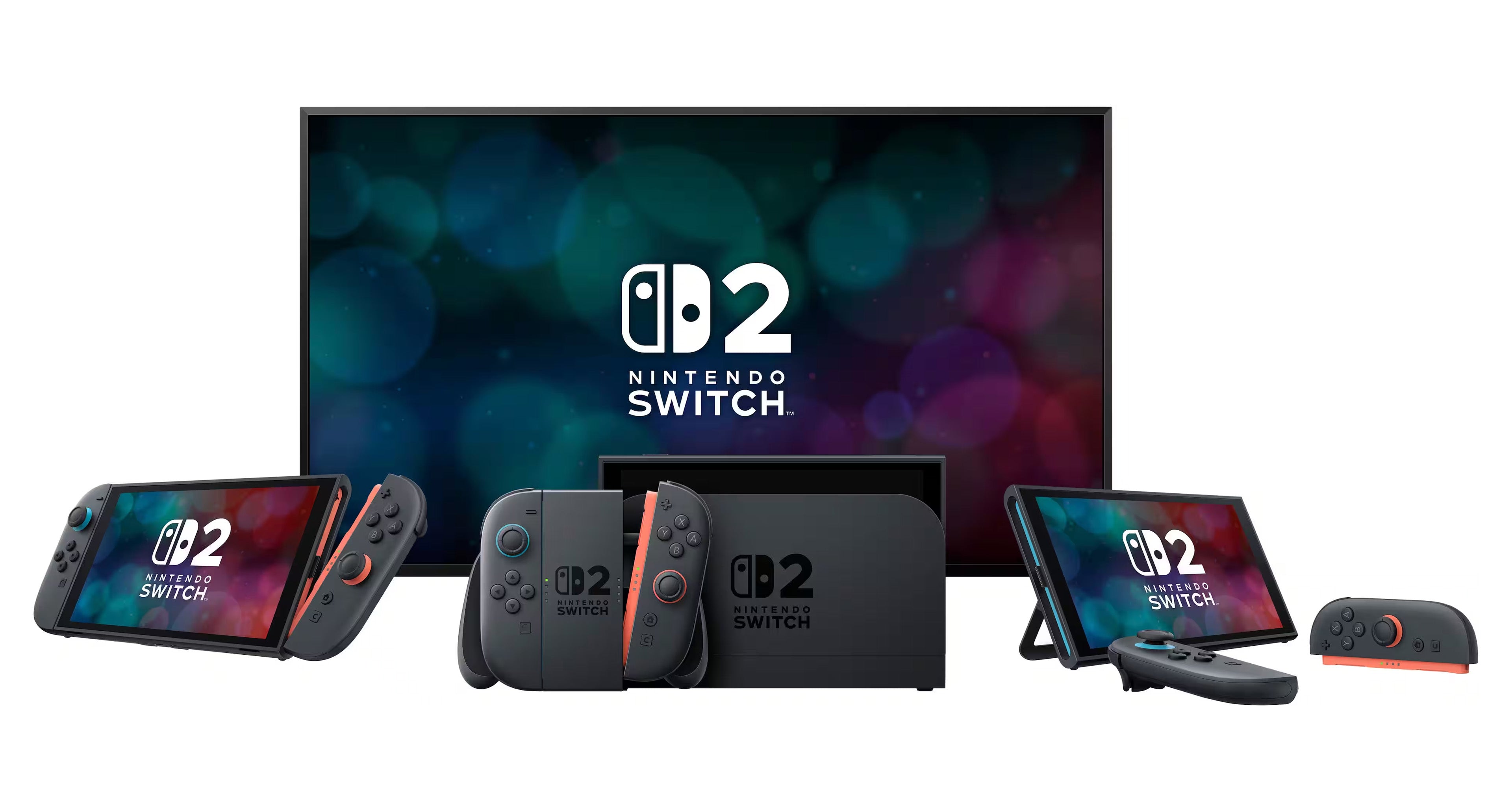 Nintendo Switch 2 Console 256GB 7.9-Inch 1080P HDR Touch Screen, Joy-Con 2 with Mouse Sensor, Dock, with Microfiber Cleaning Cloth & Screen Protector