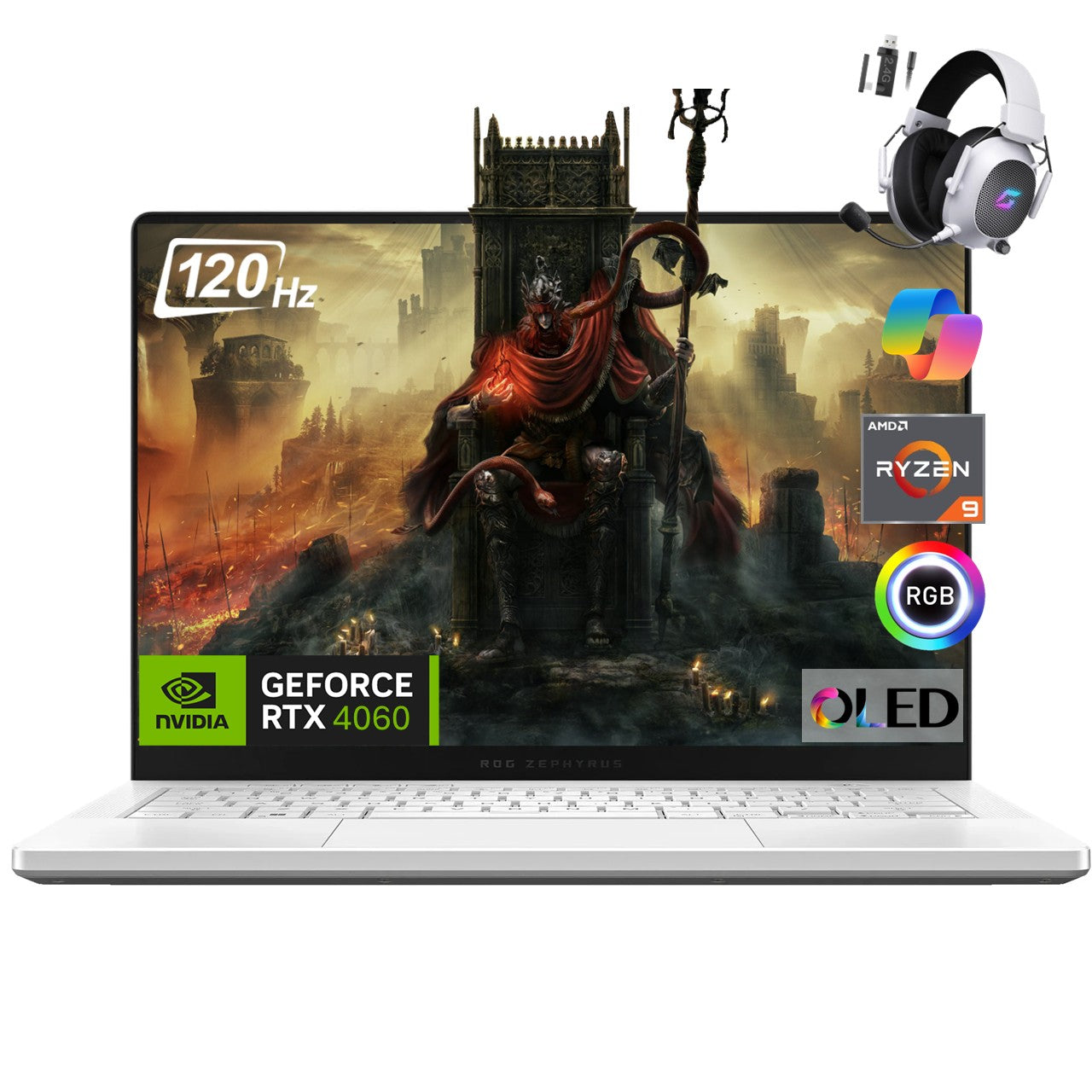 ASUS ROG Zephyrus G14 4060 Gaming Laptop, 14