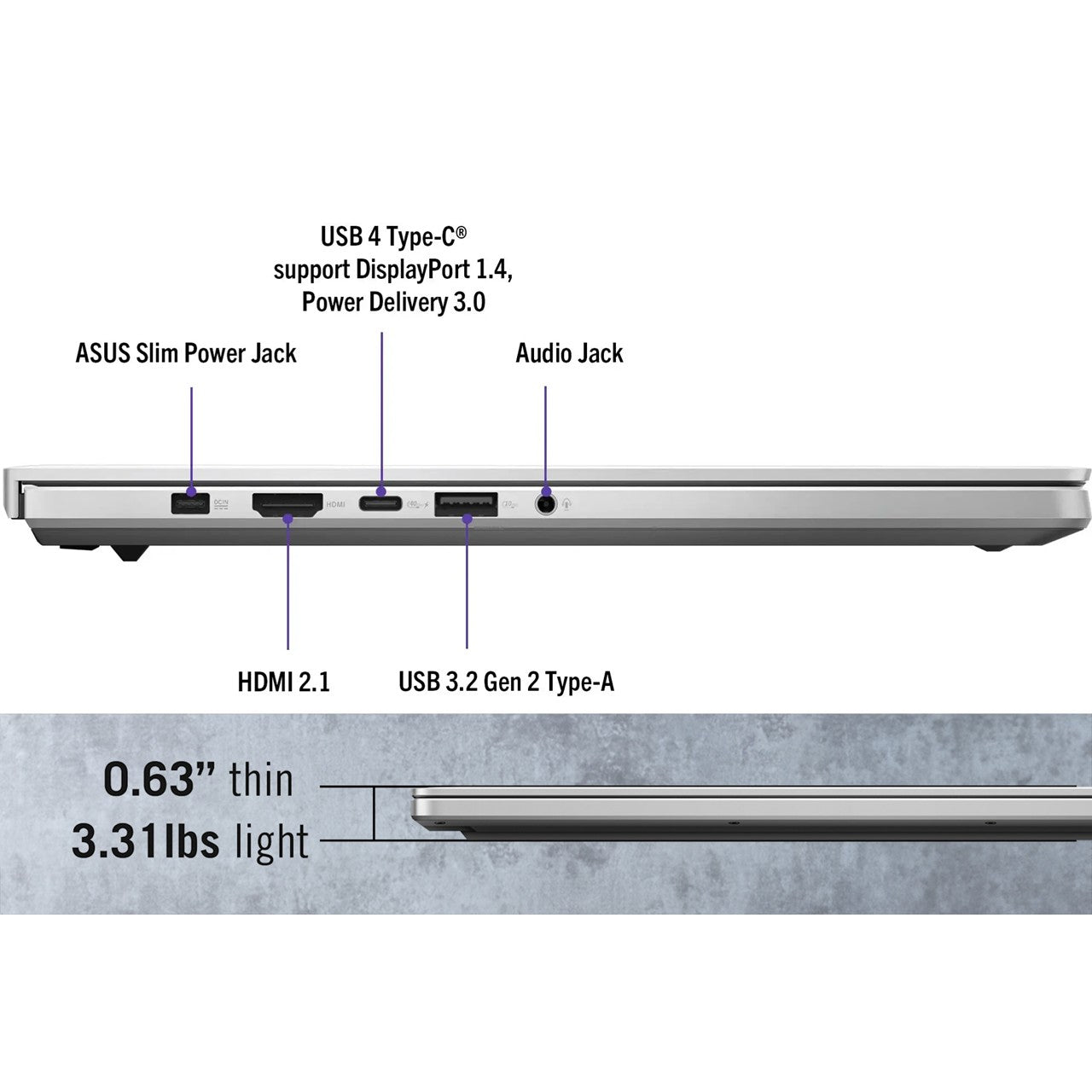 ASUS ROG Zephyrus G14 4060 Gaming Laptop, 14