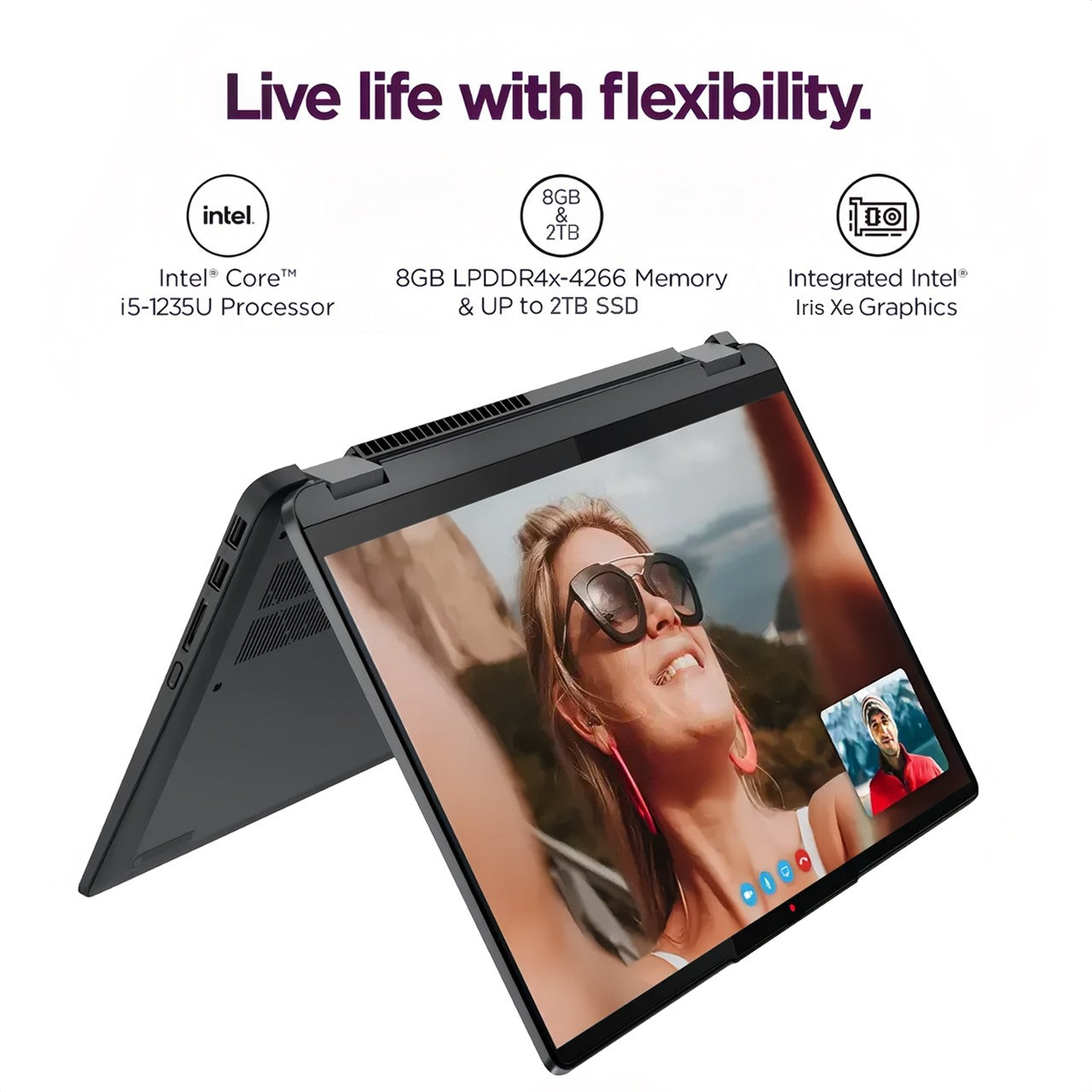 Lenovo IdeaPad Flex 5i 2-in-1 Laptop, 14