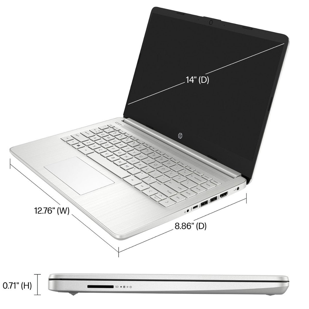 HP Laptop for Business and Student, 14