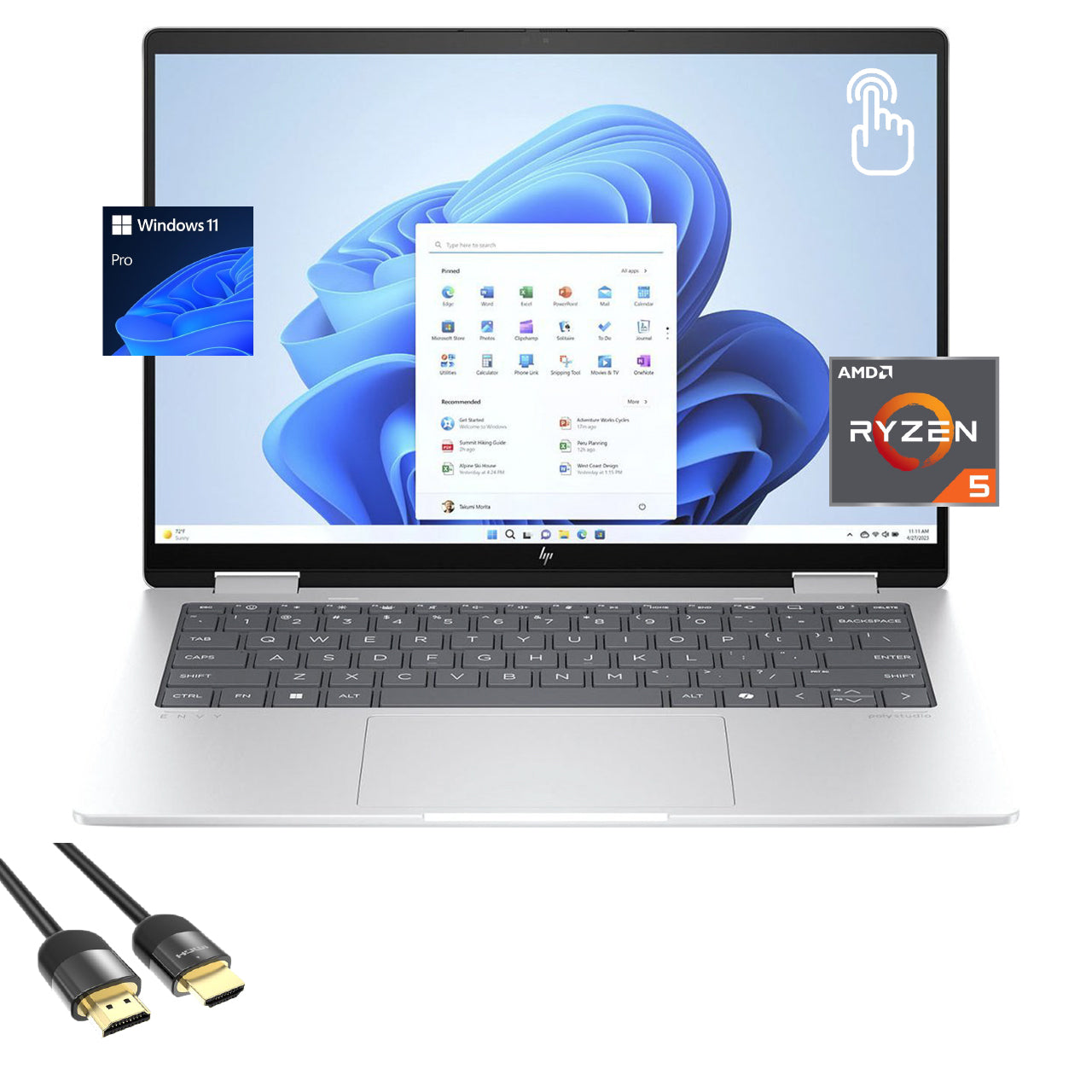 HP Envy 2-in-1 Laptop, 14