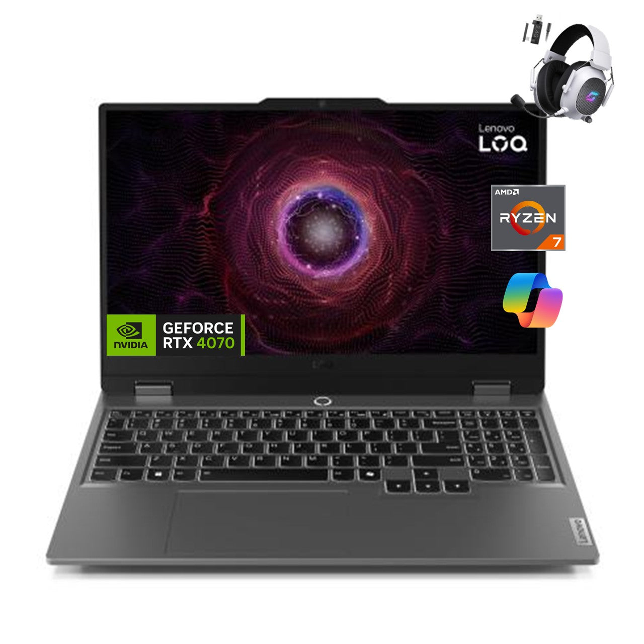 Lenovo LOQ RTX 4070 Gaming Laptop, 15.6