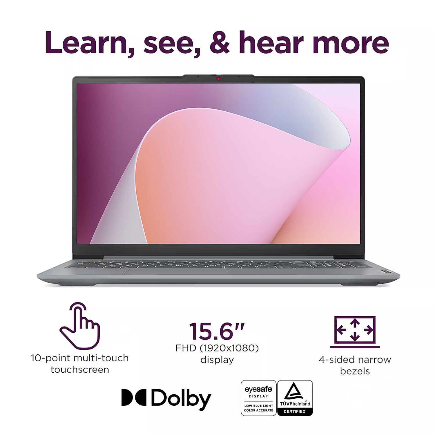 Lenovo IdeaPad Slim 3 Linux Laptop, 15.6