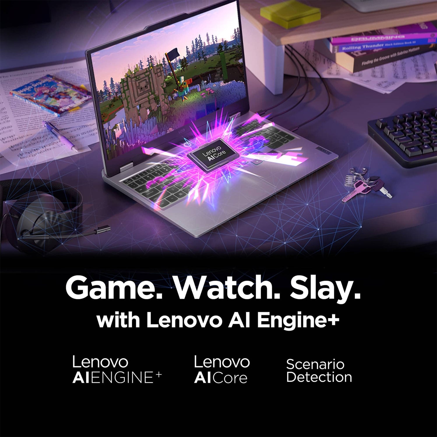 Lenovo LOQ 15 Gaming Laptop, NVIDIA GeForce RTX 5050, 15.6