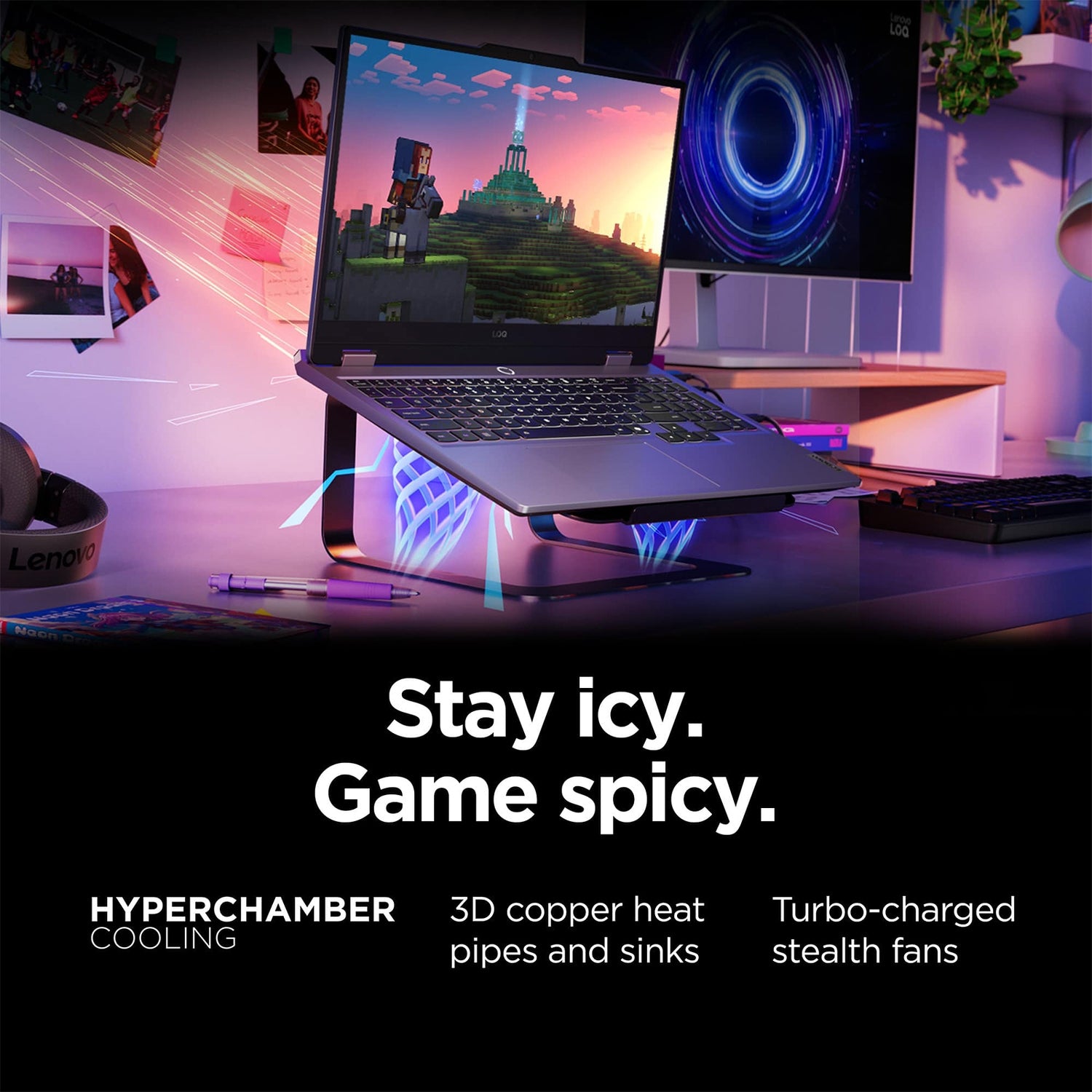 Lenovo LOQ 15 Gaming Laptop, NVIDIA GeForce RTX 5050, 15.6