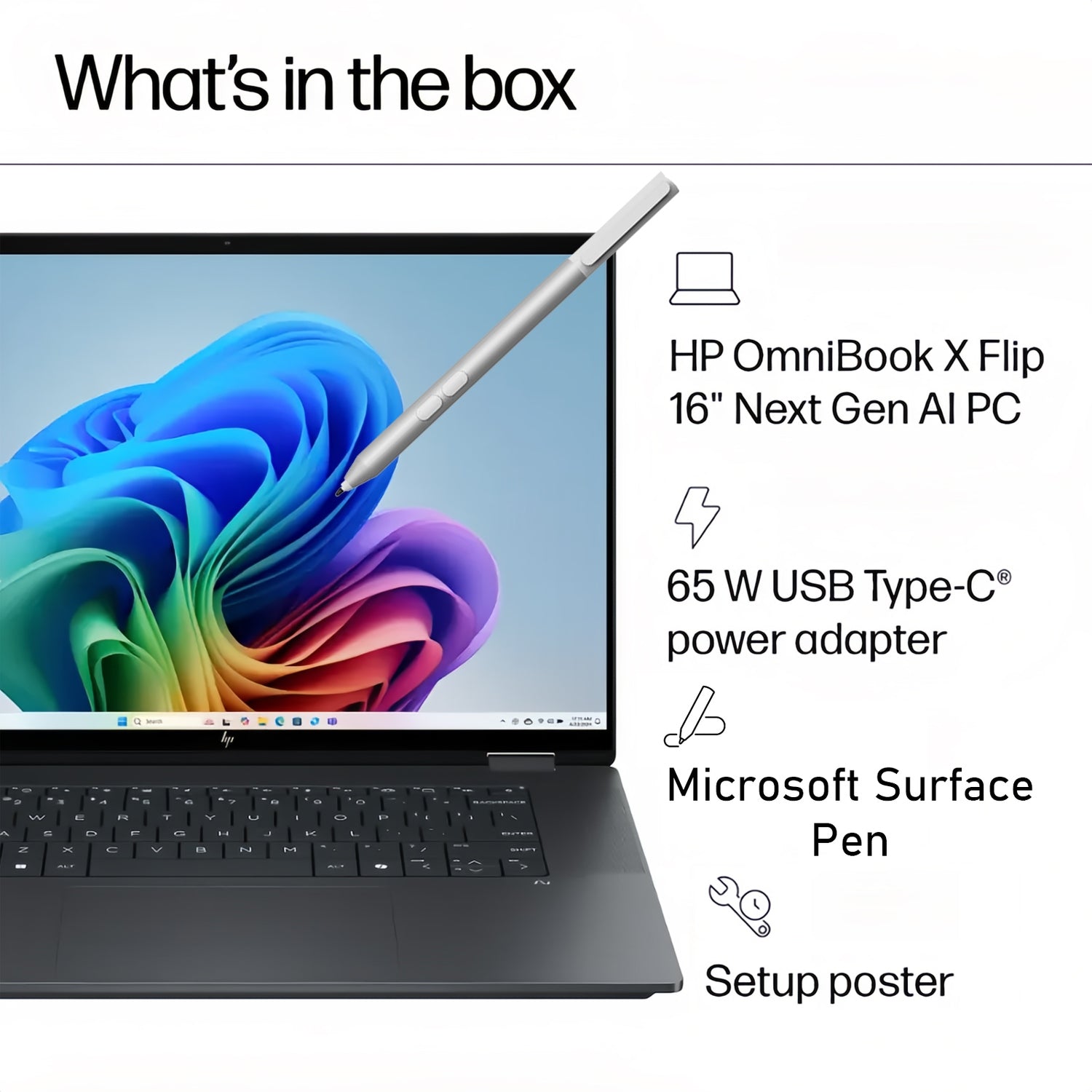 HP 2025 New 2-in-1 Laptop, OmniBook X Flip 16