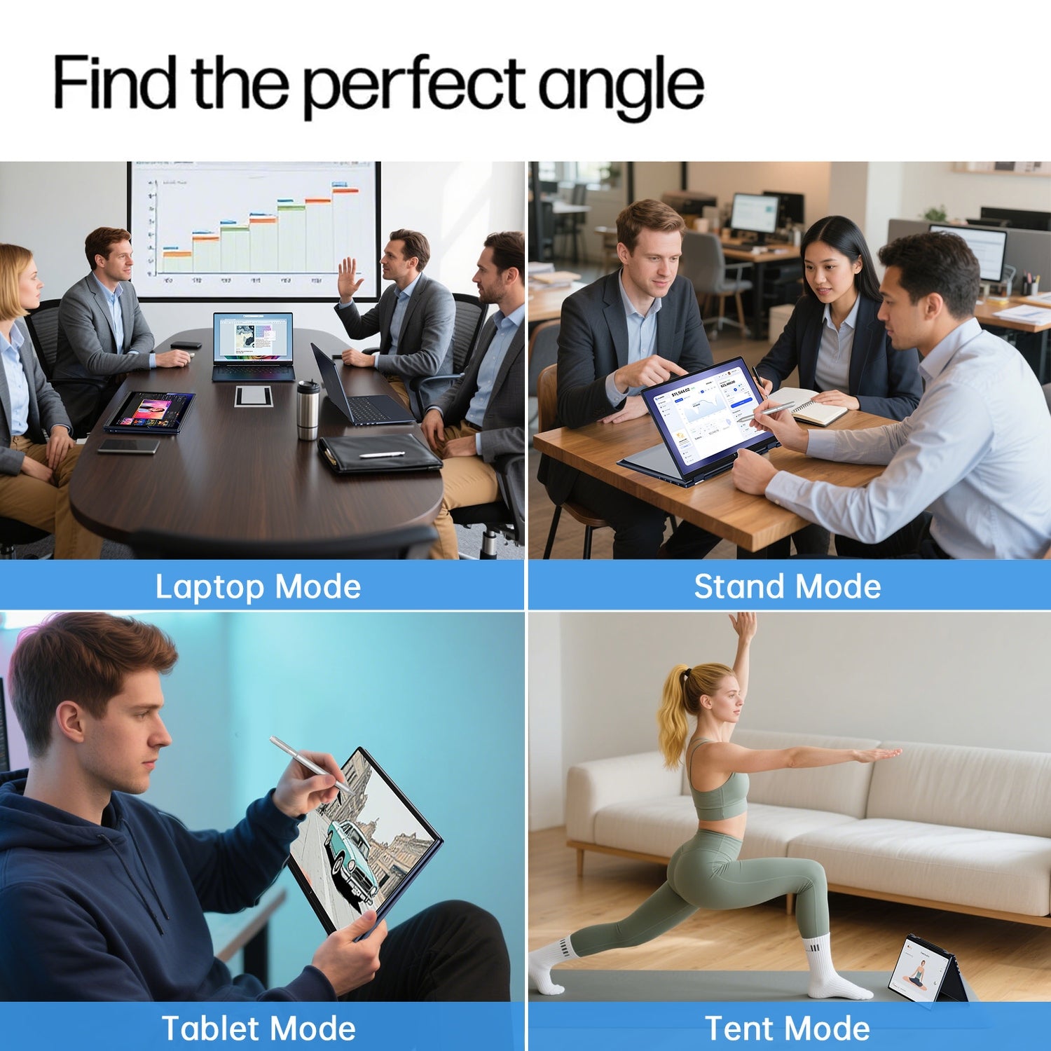 HP Omnibook X Flip 2 in 1 14’’ 2K Touchscreen Laptop, Convertible Laptop 16GB DDR5 RAM 512GB SSD, Intel Core Ultra 5, Intel Arc 130V GPU, Thunderbolt 4, Windows 11 Pro, Office 365 with Microsoft Pen