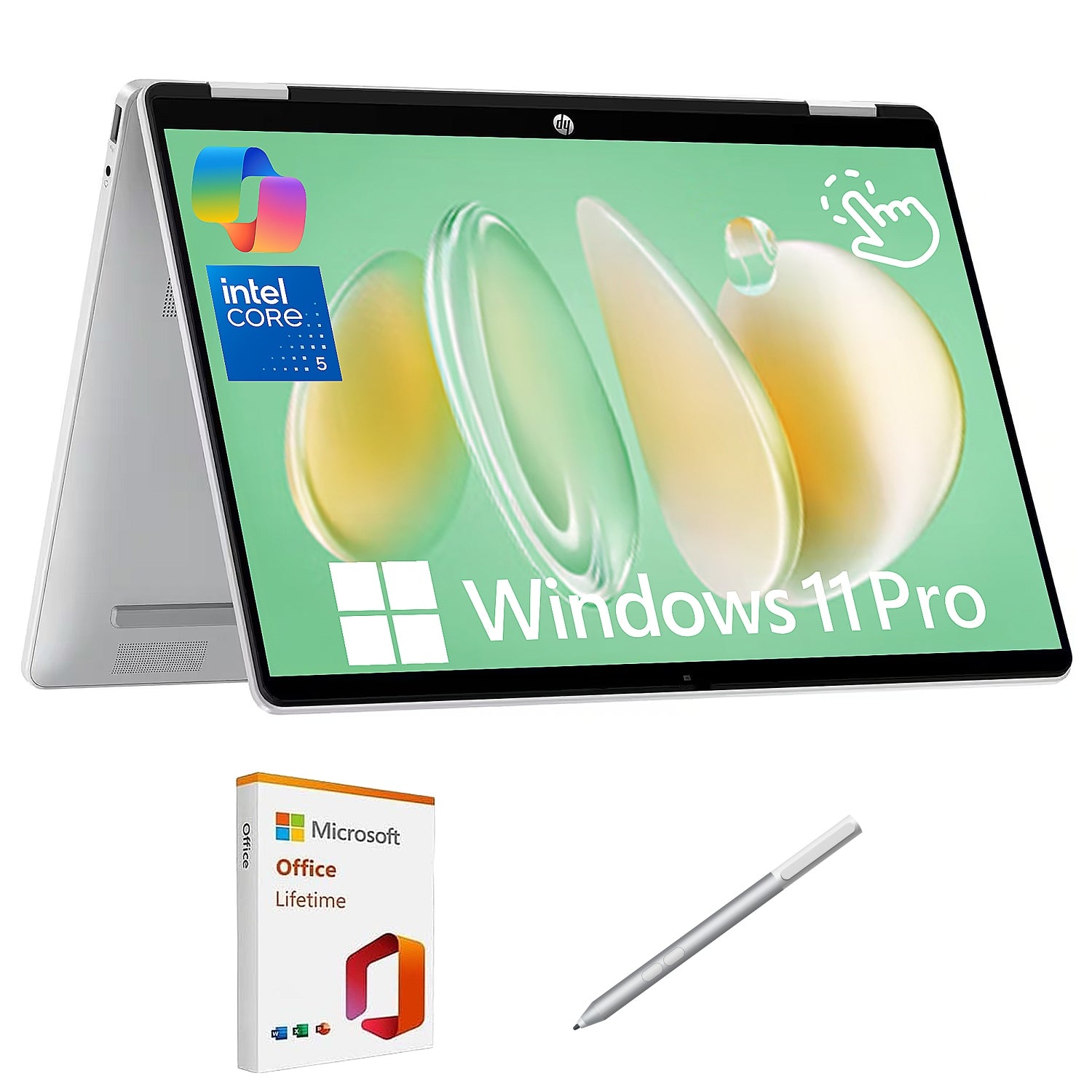 HP Omnibook 5 Flip 2 in 1 Laptop, 14
