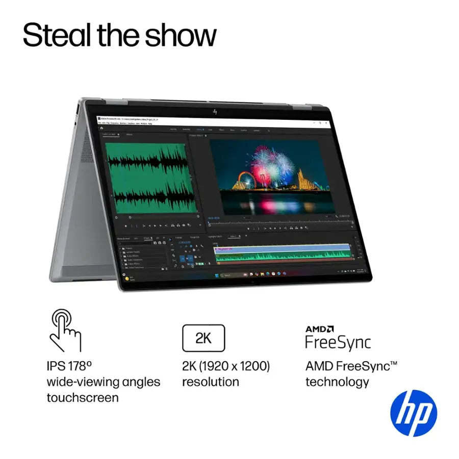 HP OmniBook X Flip Copilot+ PC Laptop Computer, 2-in-1 16