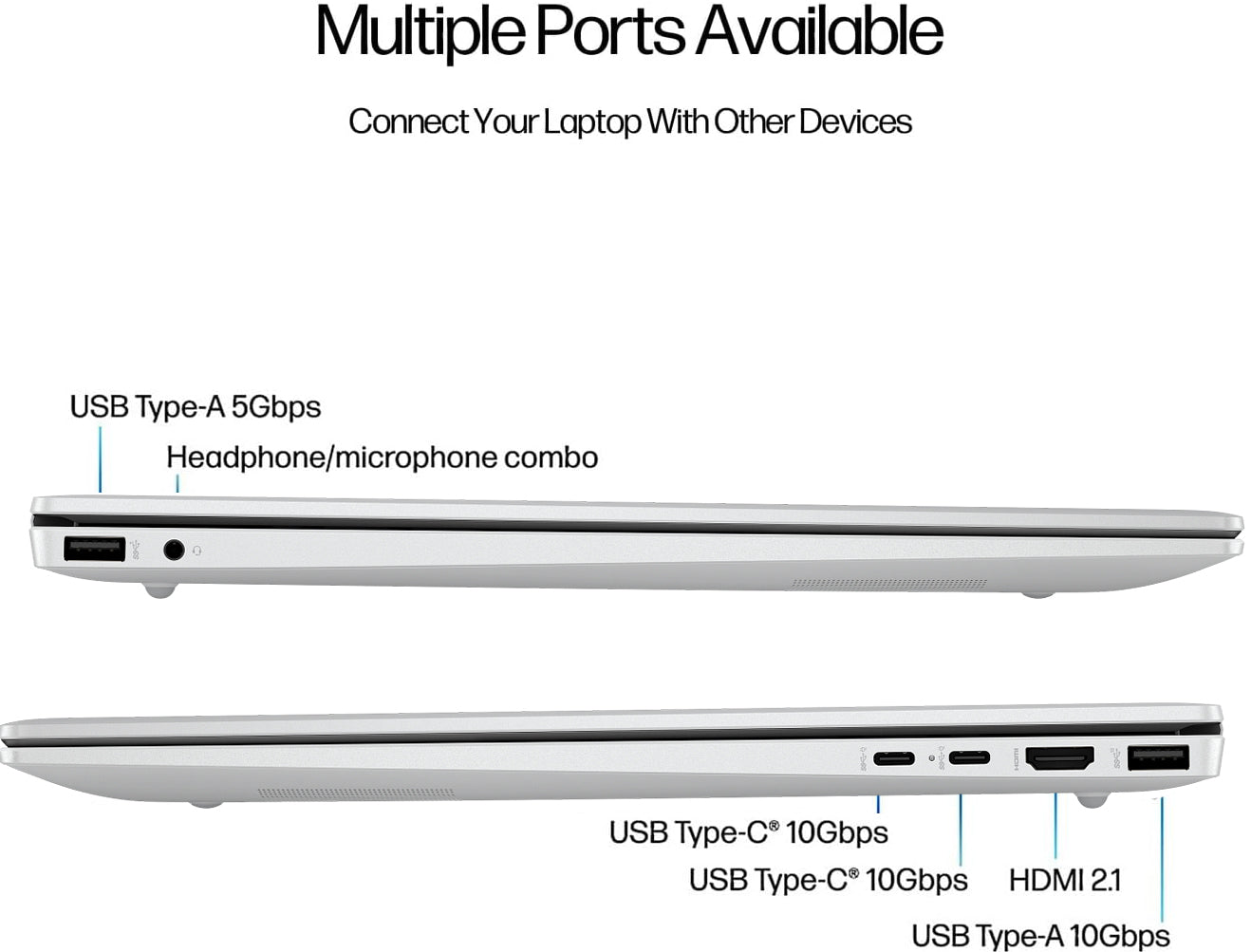 HP OmniBook 5 AI Touchscreen Business Laptop, Intel Core Ultra 7 255U, 16 inch 2K IPS Display 16GB RAM 512GB SSD Backlit Keyboard for Video Editing Student PC w/ Mytrix bundle, Wins 11 Home Office 21