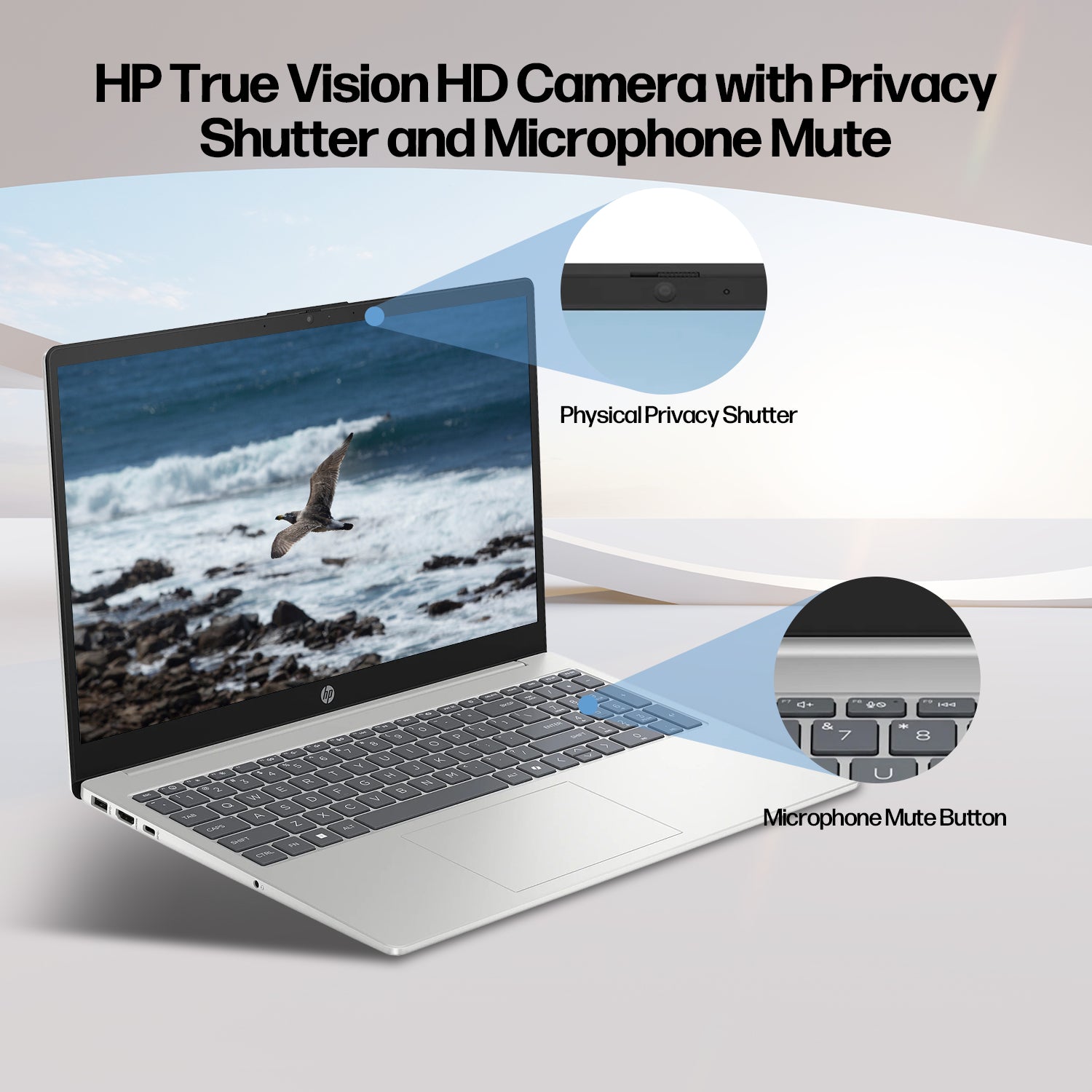 HP 15.6 inch Touchscreen Laptop Computer, 10-Core Intel Core 5 120U, 15.6