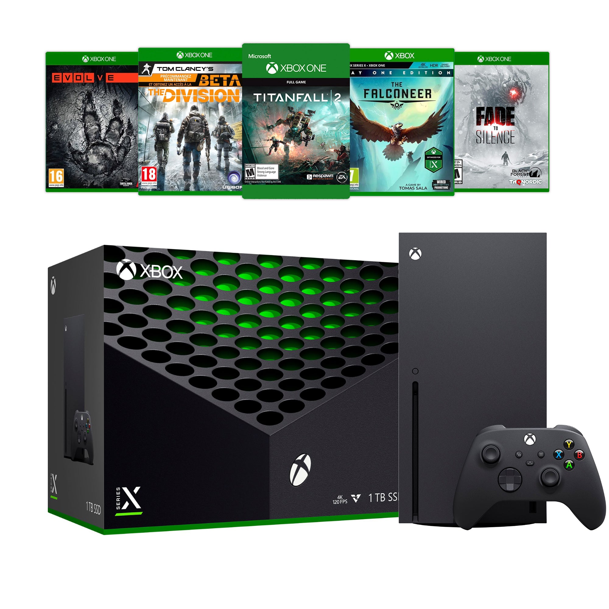 Xbox Series X 1TB Ulra Fast SSD Gaming Console with Logitech G920 Racing Wheel Set & Forza Horizon 4