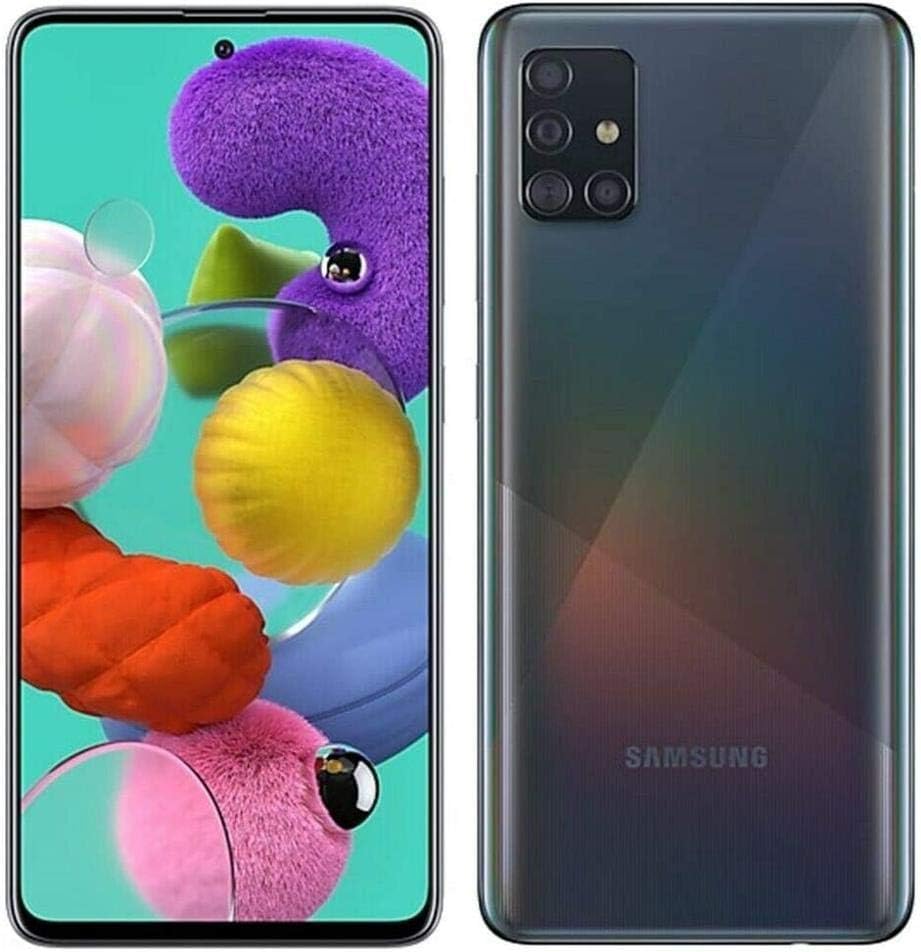 Restored SAMSUNG Galaxy A51 128GB (6.5 inch) Display Quad Camera 48MP A515U Black Unlocked (Renewed), A51 128GB A515U (Refurbished)