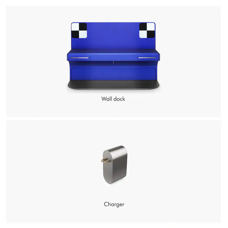 Dyson - 360 Vis Nav Robot Vacuum, 304619-01 - Blue/Nickel