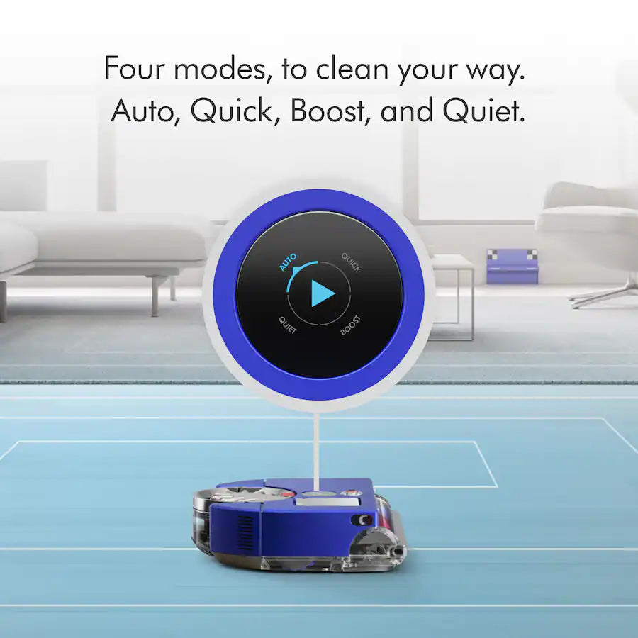 Dyson - 360 Vis Nav Robot Vacuum, 304619-01 - Blue/Nickel