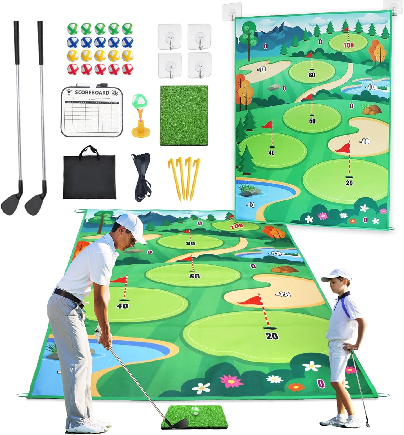 Golf Chipping Game Mat, 70