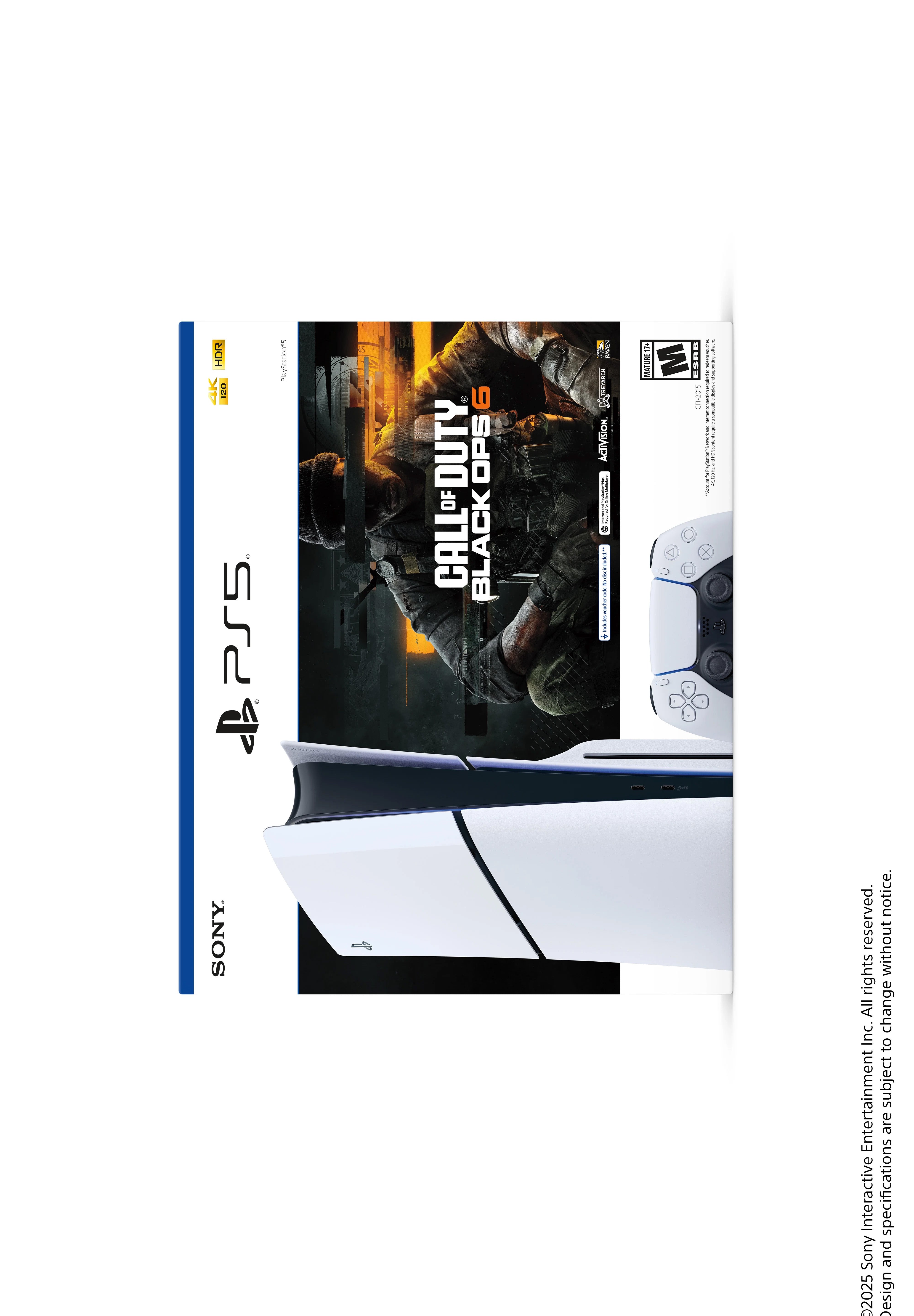 2025 New PlayStation 5 Slim Upgraded 2TB Disc Edition Call of Duty: Black Ops 6 Bundle and Mytrix Controller Charger - White, Slim PS5 2TB PCIe SSD Gaming Console