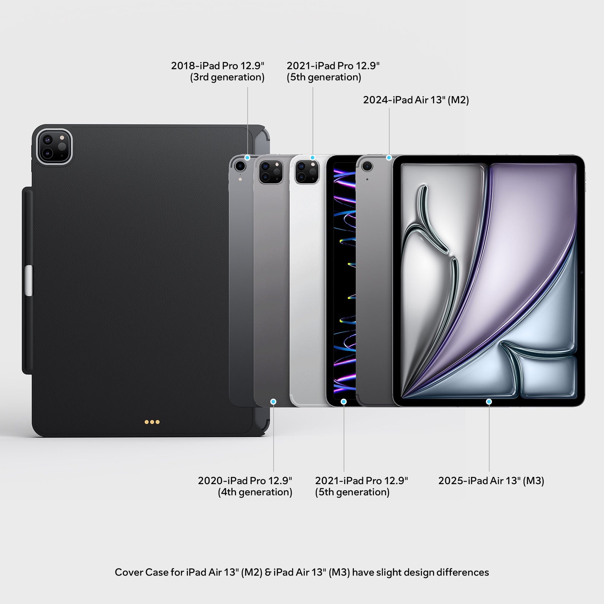 Magnetic Case for iPad Pro 12.9