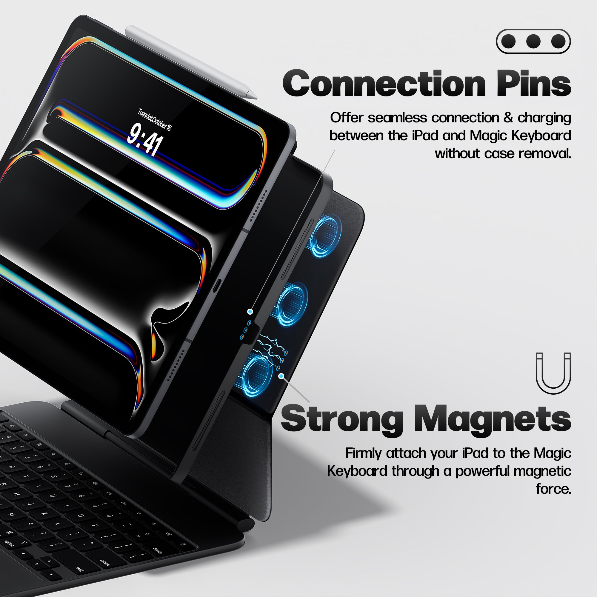 Magnetic Case for iPad Pro 12.9