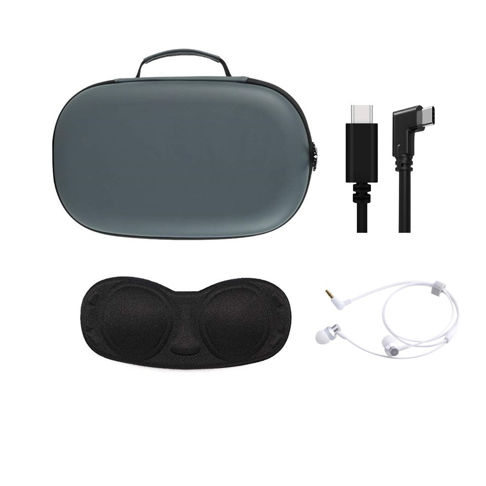 2024 New Meta Quest 3S All-In-One VR Headset 128GB Virtual Reality with Advanced Touch Plus Controllers, 1832x1920 up to 120 Hz Refresh Rate LCD, Enhanced Graphics, Mytrix Case, Cable & Earphone