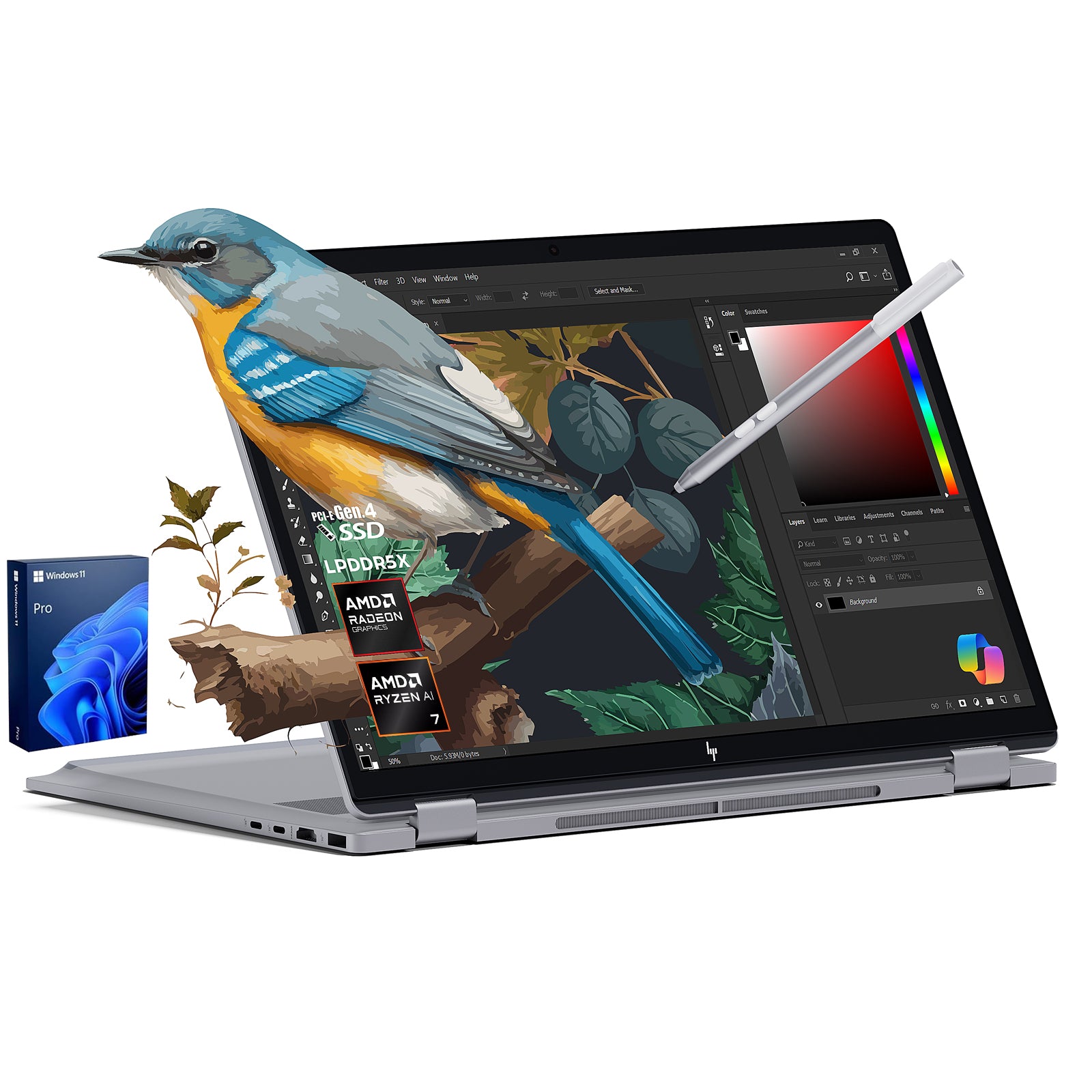 HP 2025 New Envy x360 2-in-1 Laptop, OmniBook X Flip 16