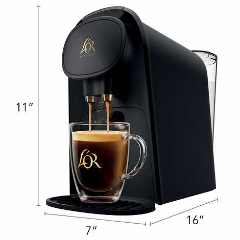 L'OR BARISTA Coffee & Espresso Machine Includes: 30 Coffee Pods, 20 Espresso Pods, $25 Off Coffee