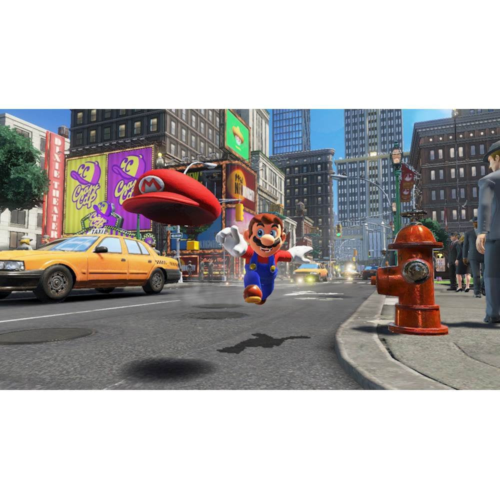 Nintendo Switch Lite Gray Bundle with Super Mario Odyssey NS Game Disc - 2019 Best Game!