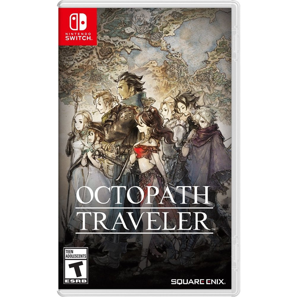 Nintendo Switch Lite Yellow Bundle with Octopath Traveler NS Game Disc - 2019 New Game!