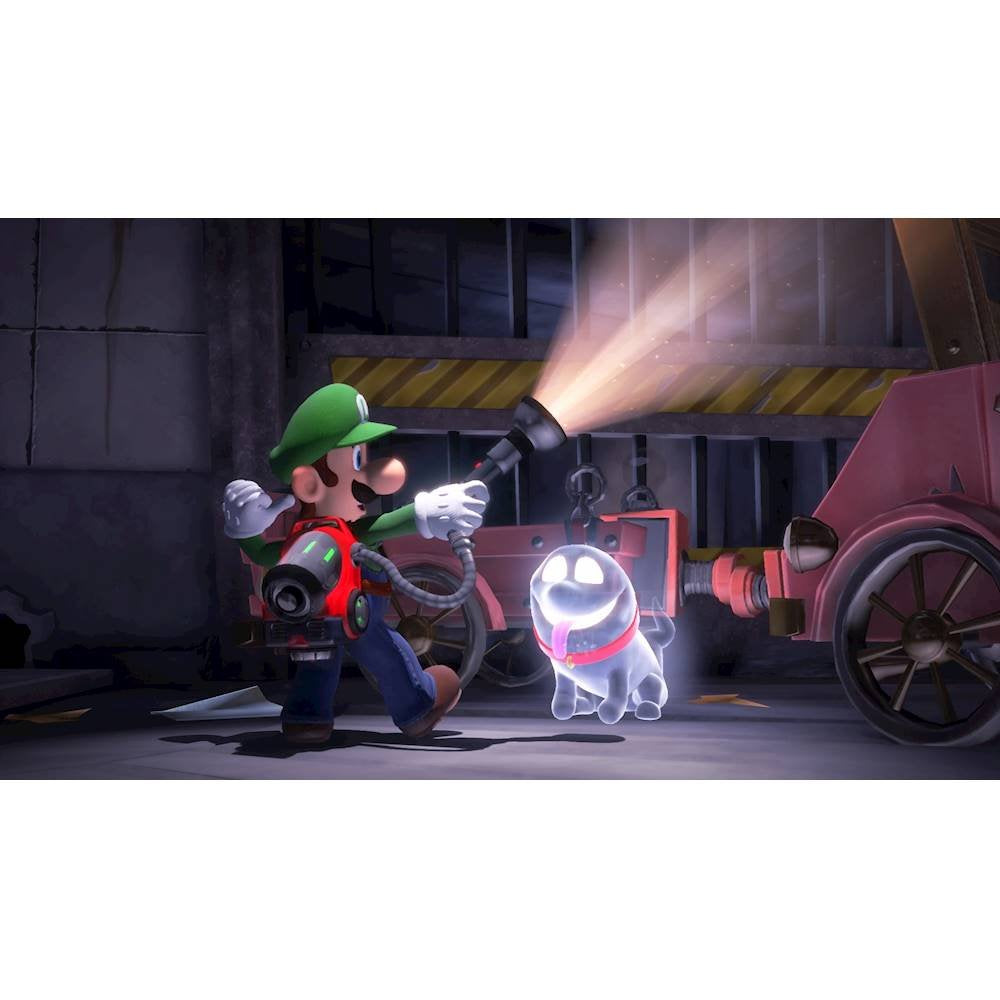 Nintendo Switch Lite Gray Bundle with Luigi's Mansion 3 NS Game Disc - 2019 New Game!