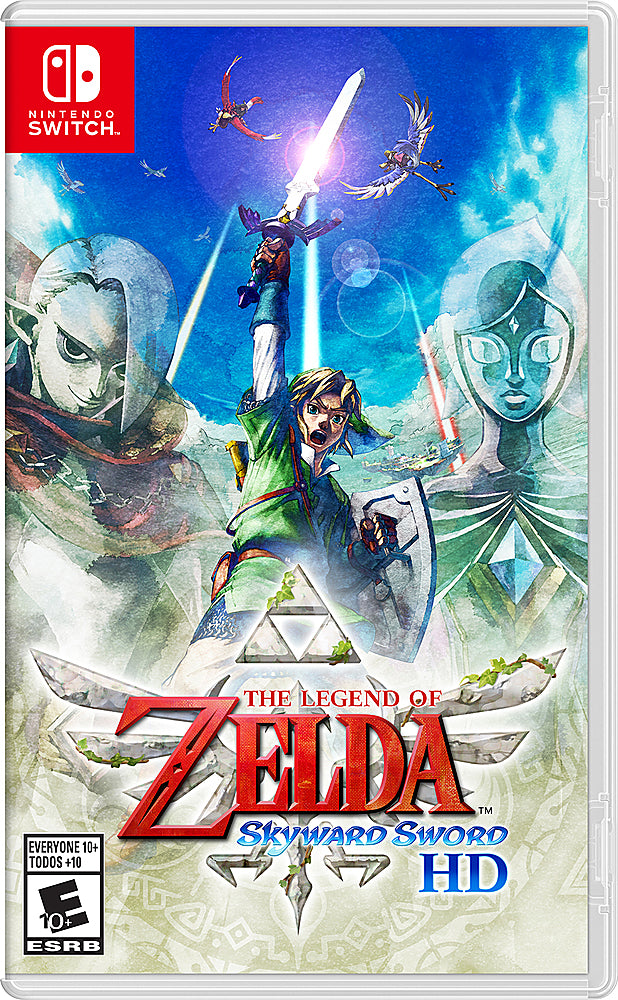 Nintendo Switch Lite Blue with The Legend of Zelda: Skyward Sword HD and Mytrix Accessories NS Game Disc Bundle Best Holiday Gift
