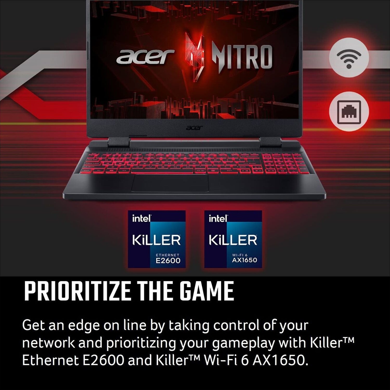 Acer Nitro 5 Gaming Laptop, 15.6