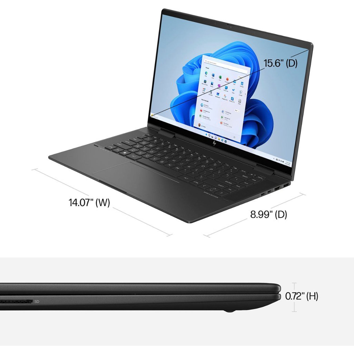 HP ENVY x360 Touchscreen 2-in-1 Laptop, 15.6