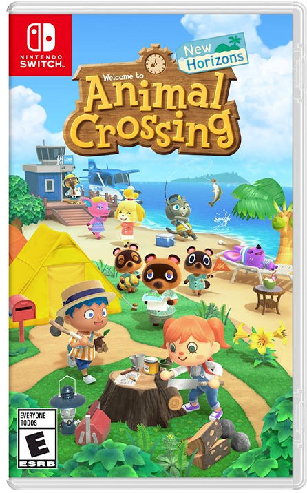 Nintendo Switch Lite Coral with Animal Crossing: New Horizons and Mytrix Accessories NS Game Disc Bundle Best Holiday Gift