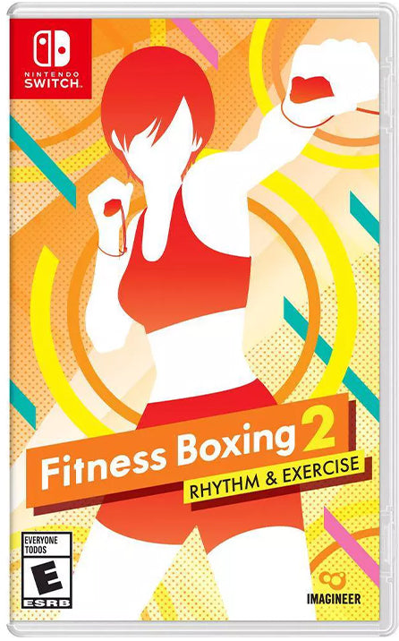 2022 New Nintendo Switch OLED Model Neon Red & Blue Joy Con 64GB Console HD Screen & LAN-Port Dock with Fitness Boxing 2: Rhythm & Exercise, Mytrix 128GB MicroSD Card and Accessories