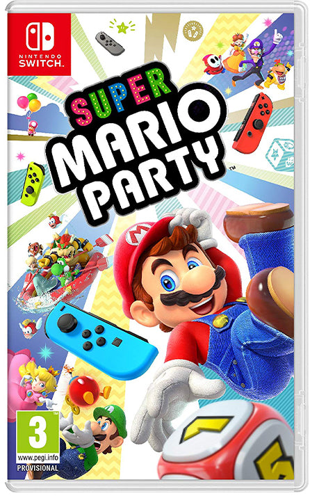 Nintendo Switch Mario Kart 8 Deluxe Bundle: Red Blue Console, Mario Kart 8 & Membership, Super Mario Party, Mytrix 128GB MicroSD Card and Accessories